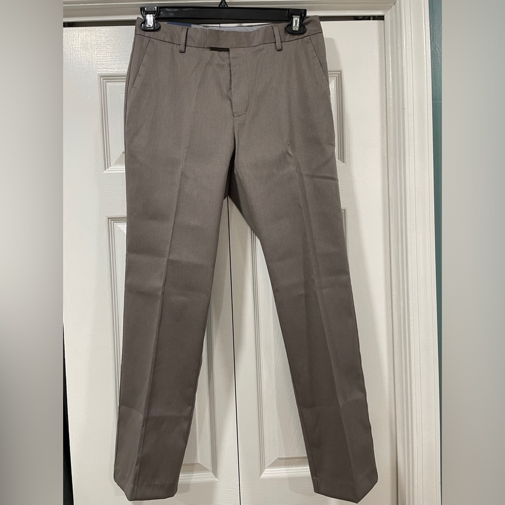 Charles Tyrwhitt SF Mocha Smart Stretch Texture Pants